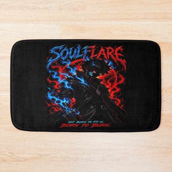 Item preview, Soulflare Dark Fantasy Warrior -Blue Fire Red  Gothic Illustration designed and sold by TTdesigns123.