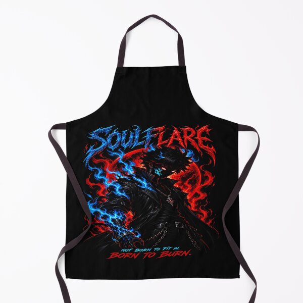 Item preview, Soulflare Dark Fantasy Warrior -Blue Fire Red  Gothic Illustration designed and sold by TTdesigns123.