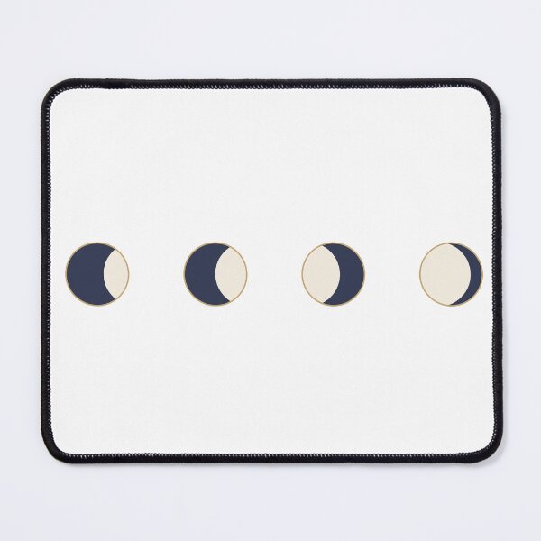 Item preview, Navy Gold Moon Phases Illustration designed and sold by kd2010.