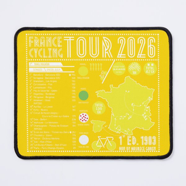 Item preview, France Cycling Tour 2026 Infographic designed and sold by gimbri.