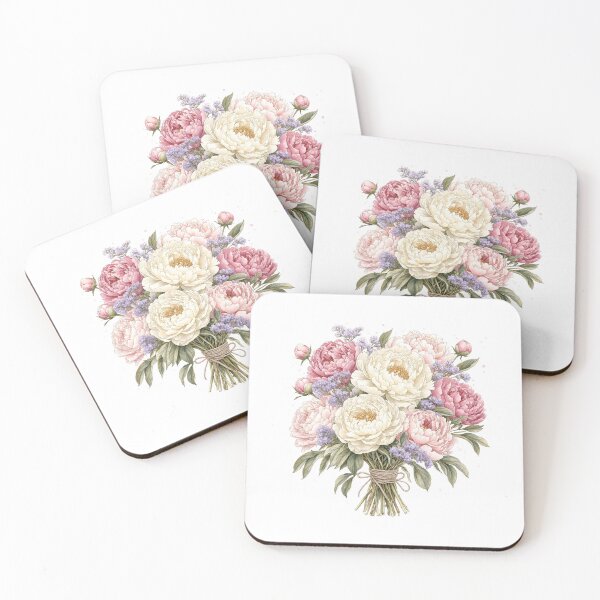 Item preview, Peonies  designed and sold by Whimsy Petal and Co..