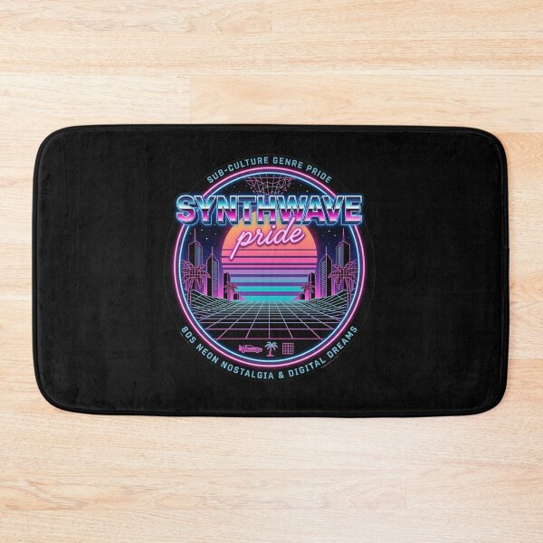 Item preview, Synthwave Pride - 80s Retro Neon Grid & Sunset Music Aesthetic designed and sold by MiaStyleStudio.