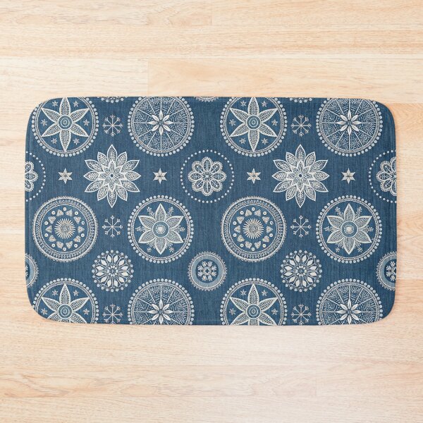 Item preview, Vintage Denim Boho Print designed and sold by Groovy Looks.