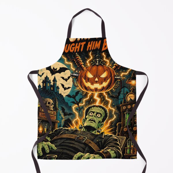 Item preview, The Pumpkin Brought Him Back frankenstein, halloween designed and sold by NucciCollective.