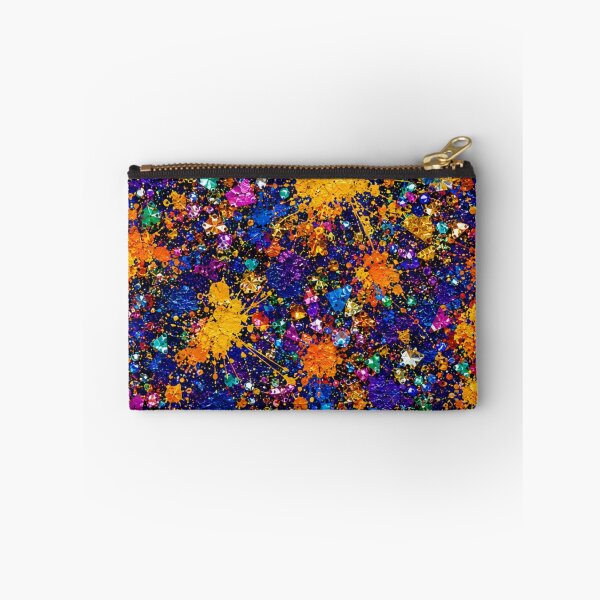 Item preview, Royal Blue Gold & Jewel Tone Splatter Art designed and sold by THE SPLATTERED HAUS BY SAGE BANKS.