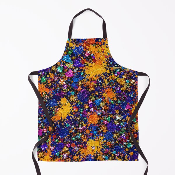 Item preview, Royal Blue Gold & Jewel Tone Splatter Art designed and sold by THE SPLATTERED HAUS BY SAGE BANKS.