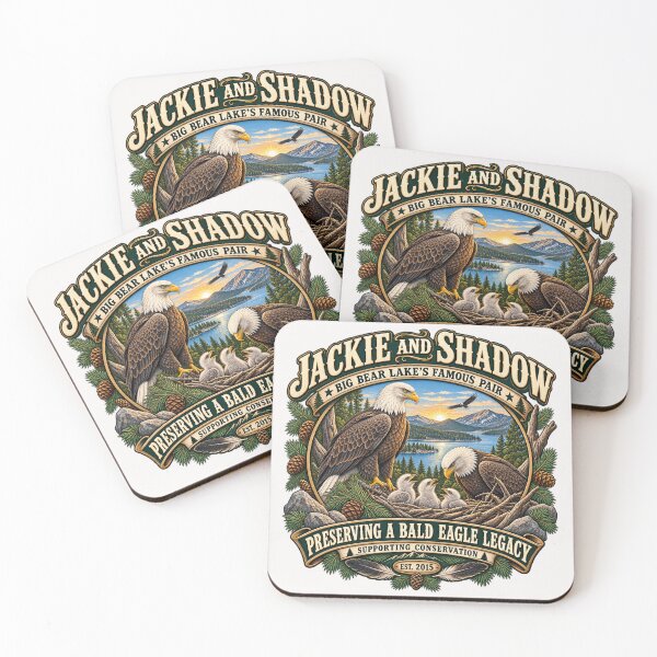 Item preview, Jackie and Shadow Big Bear Lake Vintage Bald Eagle, Eagle Wildlife, Nature Adventure designed and sold by Pawsome Quotes.