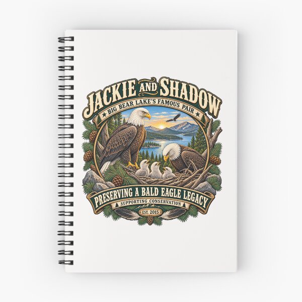 Item preview, Jackie and Shadow Big Bear Lake Vintage Bald Eagle, Eagle Wildlife, Nature Adventure designed and sold by Pawsome Quotes.