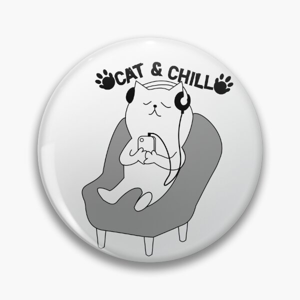 Item preview, Cat & Chill Cozy Cat Lover Design designed and sold by Pa7wsVerse.