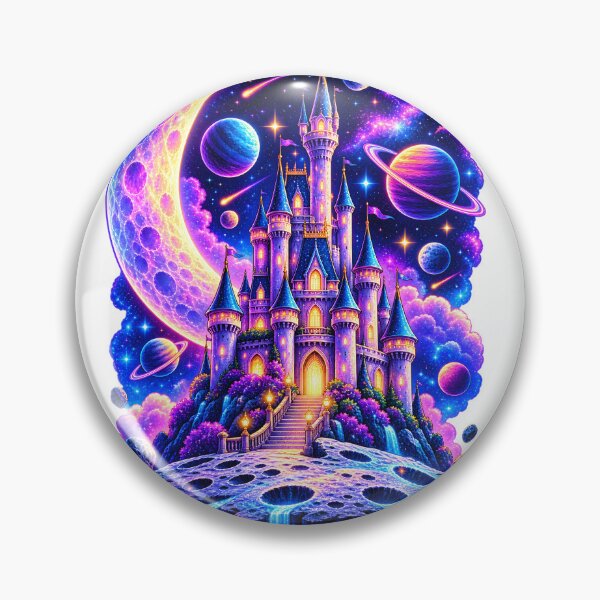 Item preview, Magical Cosmic Castle on the Moon designed and sold by TinyWeird.