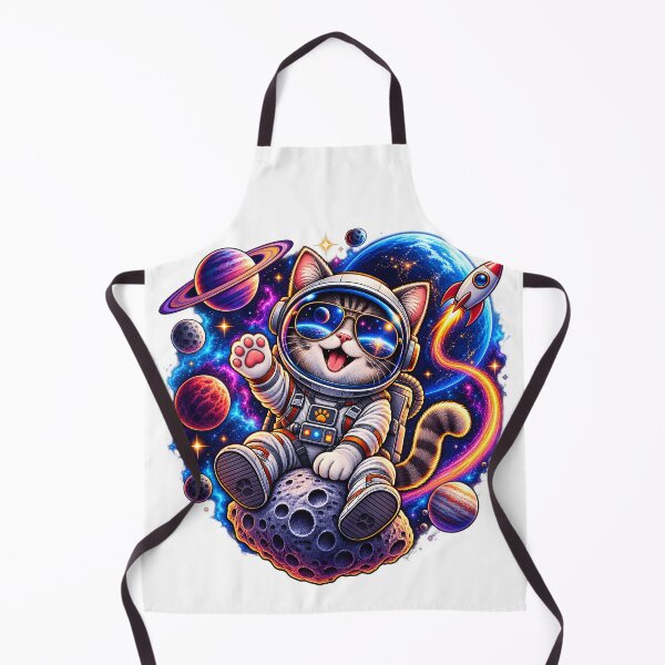Item preview, Astronaut Cat – Cosmic Space Adventure designed and sold by CreativeMindsetLab.