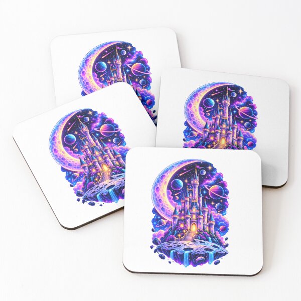 Item preview, Magical Cosmic Castle on the Moon designed and sold by TinyWeird.