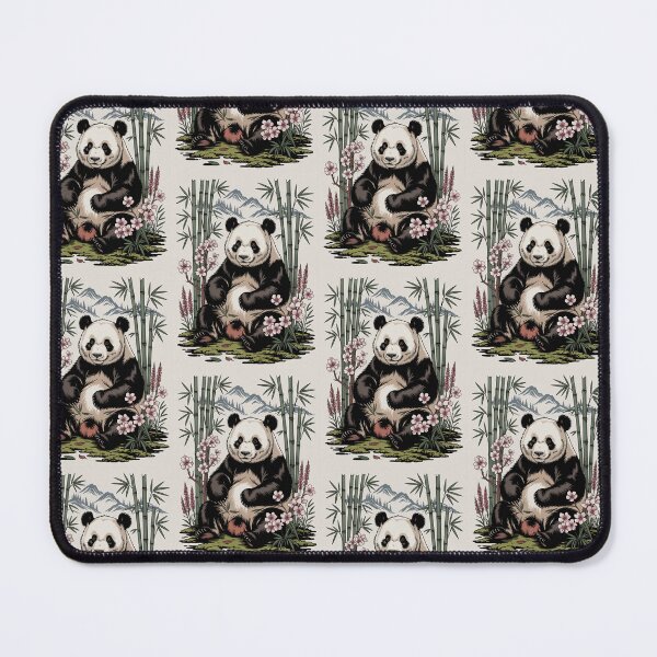 Item preview, Panda in Bamboo Forest Illustration designed and sold by NuvoraNest.