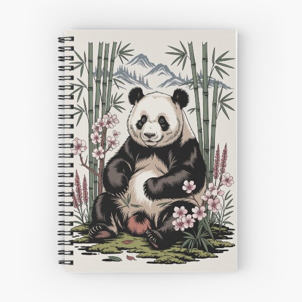 Item preview, Panda in Bamboo Forest Illustration designed and sold by NuvoraNest.