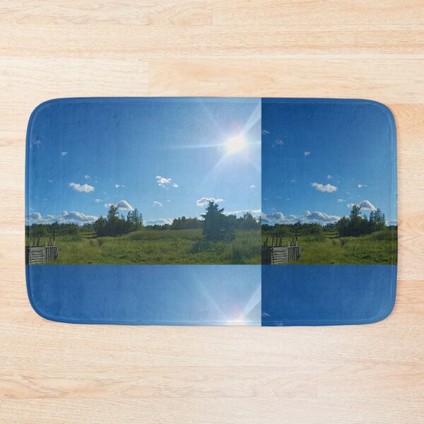 Item preview, Green field under bright blue sky, white clouds, and sunshine designed and sold by naturematters.