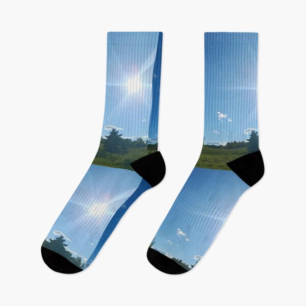 Item preview, Green field under bright blue sky, white clouds, and sunshine designed and sold by naturematters.