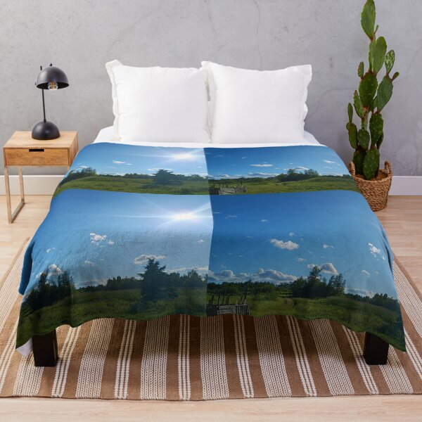 Item preview, Green field under bright blue sky, white clouds, and sunshine designed and sold by naturematters.