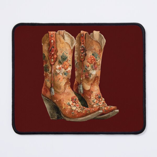 Item preview, Retro cowboy boots designed and sold by The Retro Stop.