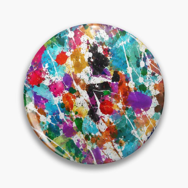 Item preview, Rainbow Paint Splatter Abstract Art designed and sold by THE SPLATTERED HAUS BY SAGE BANKS.