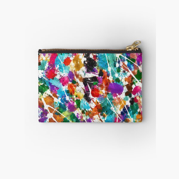 Item preview, Rainbow Paint Splatter Abstract Art designed and sold by THE SPLATTERED HAUS BY SAGE BANKS.