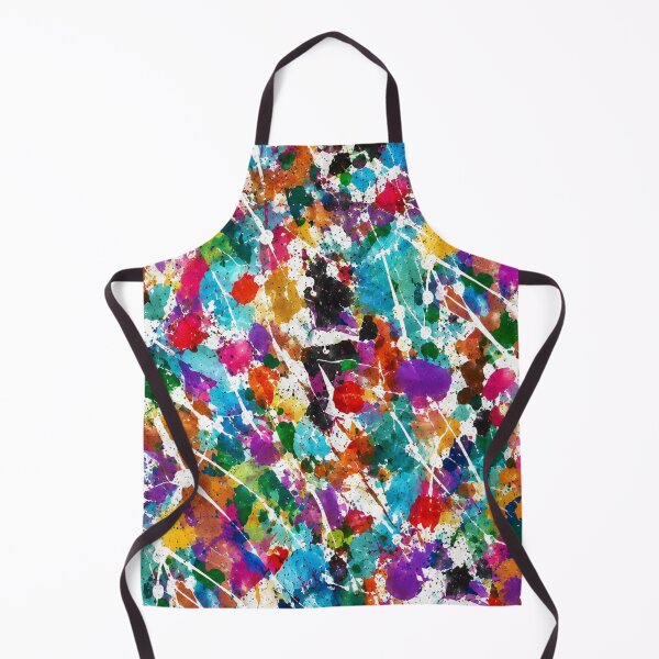 Item preview, Rainbow Paint Splatter Abstract Art designed and sold by THE SPLATTERED HAUS BY SAGE BANKS.