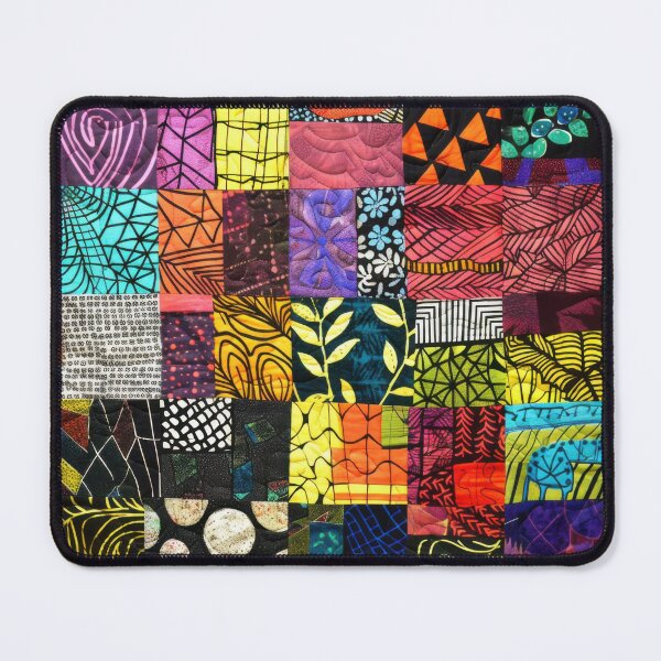 Item preview, Colorful Abstract Patchwork Pattern designed and sold by Groovy Looks.
