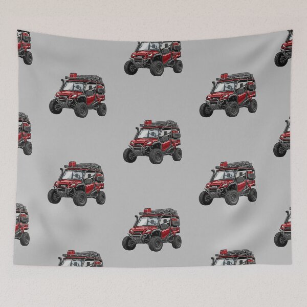 Item preview, Honda Pioneer Overland Edition Camping Red UTV Graphic designed and sold by Motorline44.