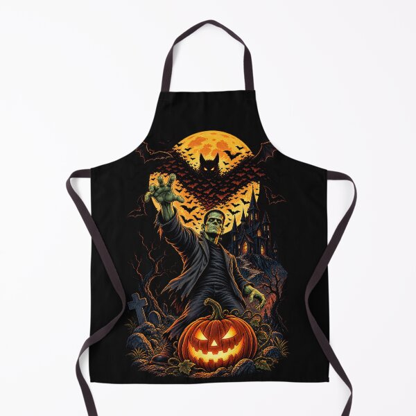 Item preview, Frankenstein Rises Halloween Night designed and sold by NucciCollective.