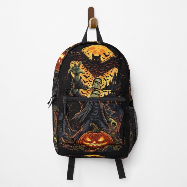 Item preview, Frankenstein Rises Halloween Night designed and sold by NucciCollective.