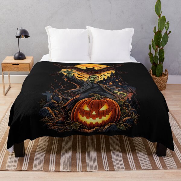 Item preview, Frankenstein Rises Halloween Night designed and sold by NucciCollective.