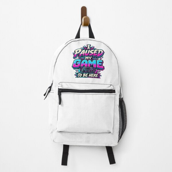 Item preview, Paused My Game Retro Gaming Quote designed and sold by Fares Zeineh.