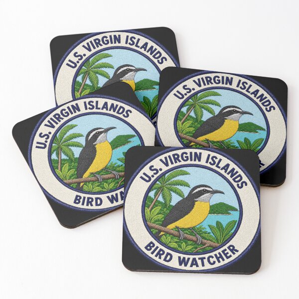 Item preview, U.S. Virgin Islands Bird Watcher – Bananaquit Patch designed and sold by The-Drip-Studio.