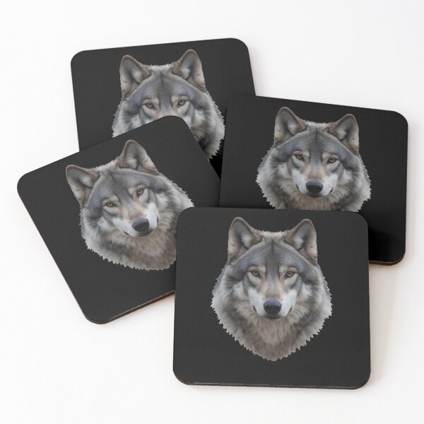 Item preview, Wolf Head | Powerful Gray Wolf Wildlife Portrait designed and sold by DesingScan.