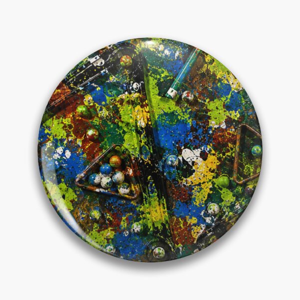 Item preview, Abstract Billiards Splatter Art designed and sold by THE SPLATTERED HAUS BY SAGE BANKS.