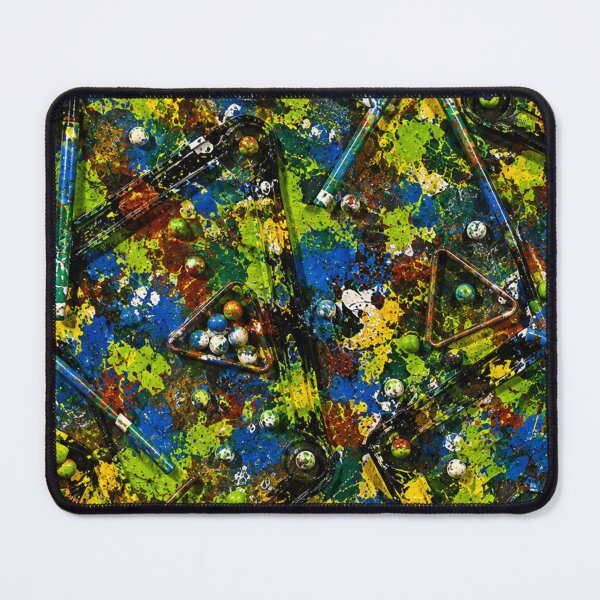 Item preview, Abstract Billiards Splatter Art designed and sold by THE SPLATTERED HAUS BY SAGE BANKS.