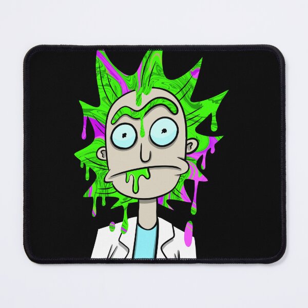 Item preview, Zombie Rick Fan Art | Rick and Morty Horror Art | Neon Slime Rick Sticker designed and sold by Let There Be Art Studio.