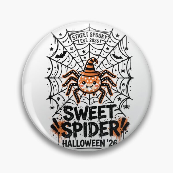 Item preview, Sweet Spider Street Spooky Web Halloween Aesthetic Design Tee designed and sold by DarylWelsh2024.