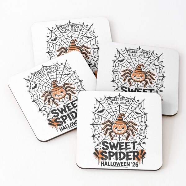 Item preview, Sweet Spider Street Spooky Web Halloween Aesthetic Design Tee designed and sold by DarylWelsh2024.