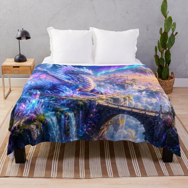 Item preview, Celestial Crystal Dragon Cosmic Fantasy Art designed and sold by Herodestroyer.