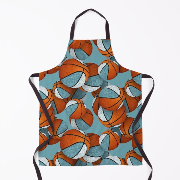 Item preview, Stylized basketballs with teal white accent panels designed and sold by katzdzynes.