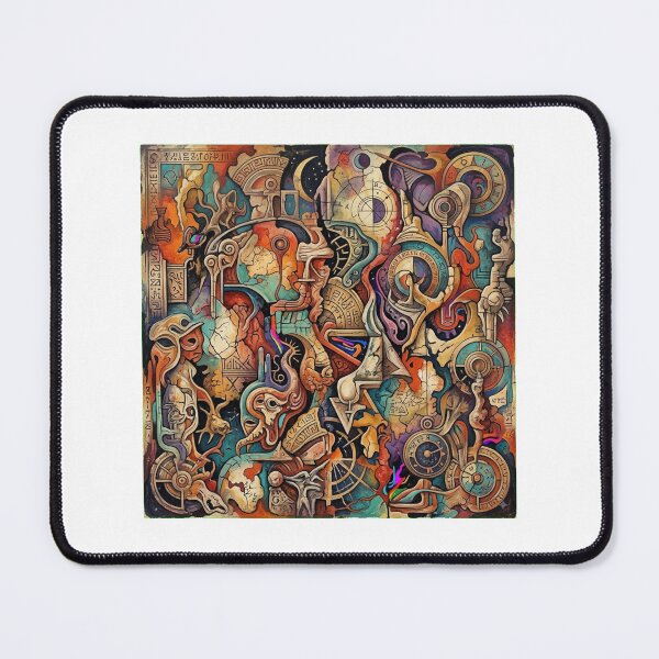Item preview, Ancient Cosmic Cubist Mural designed and sold by M1-brand.