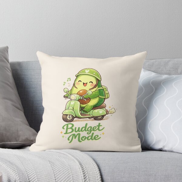 Item preview, Cute Avocado Sooter Budget Mode | Kawaii Funny Gas Fuel Crisis Art designed and sold by Moons Studio.
