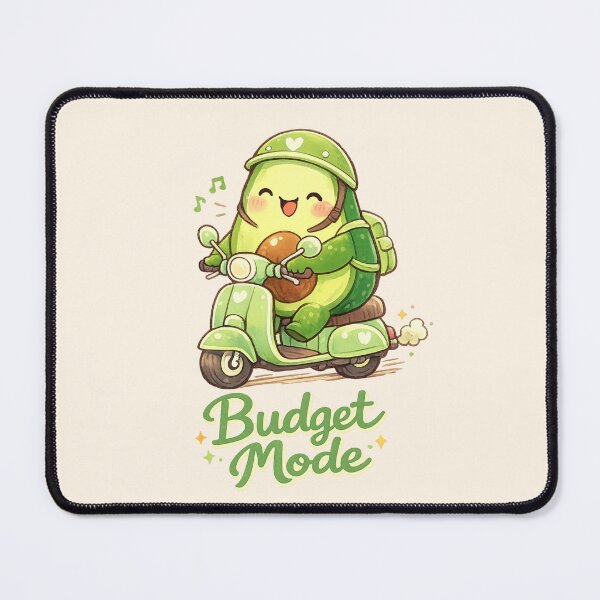 Item preview, Cute Avocado Sooter Budget Mode | Kawaii Funny Gas Fuel Crisis Art designed and sold by Moons Studio.