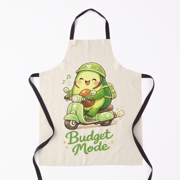 Item preview, Cute Avocado Sooter Budget Mode | Kawaii Funny Gas Fuel Crisis Art designed and sold by Moons Studio.