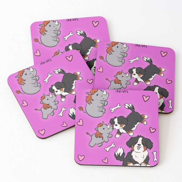 Item preview, Rhino and puppy designed and sold by Alyssa McDougal.