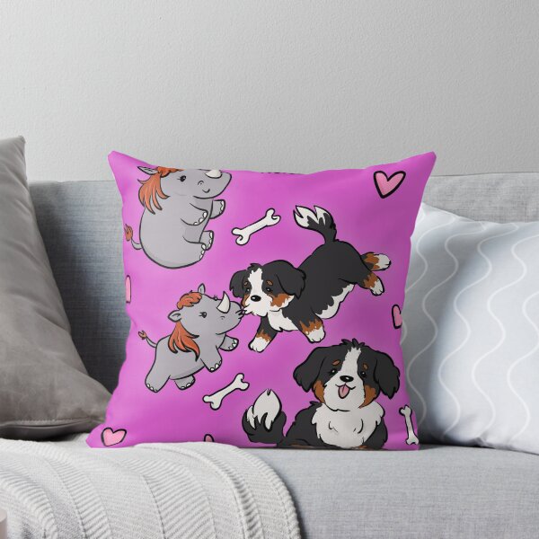 Item preview, Rhino and puppy designed and sold by Alyssa McDougal.