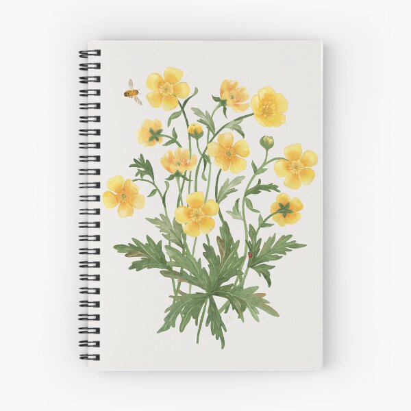 Item preview, Buttercup, Bee and Ladybird Watercolor Art designed and sold by GabrielleStudio.