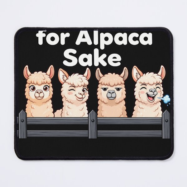 Item preview, For Alpaca Sake Funny Alpaca Lover designed and sold by Pixelthre-co.