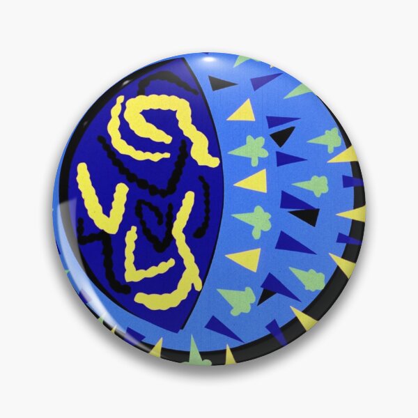 Item preview, YELLOW BLUE BALL designed and sold by THE GOOD FIND.