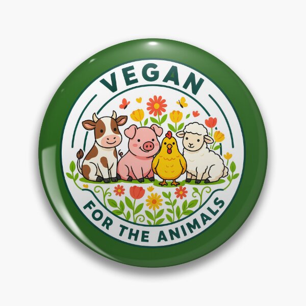 Item preview, Vegan for the Animals designed and sold by BuxomBabe21.